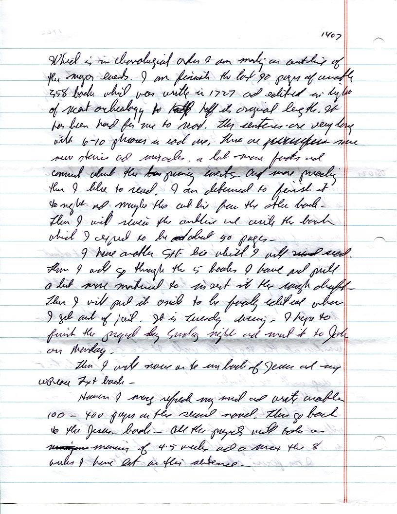 Dr John WorldPeace 2008 Prison Journal